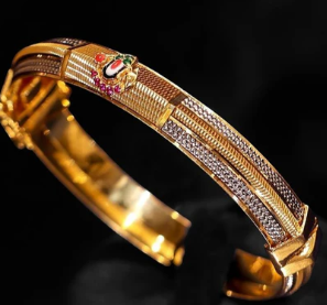 Gold Plated Balaji Kada